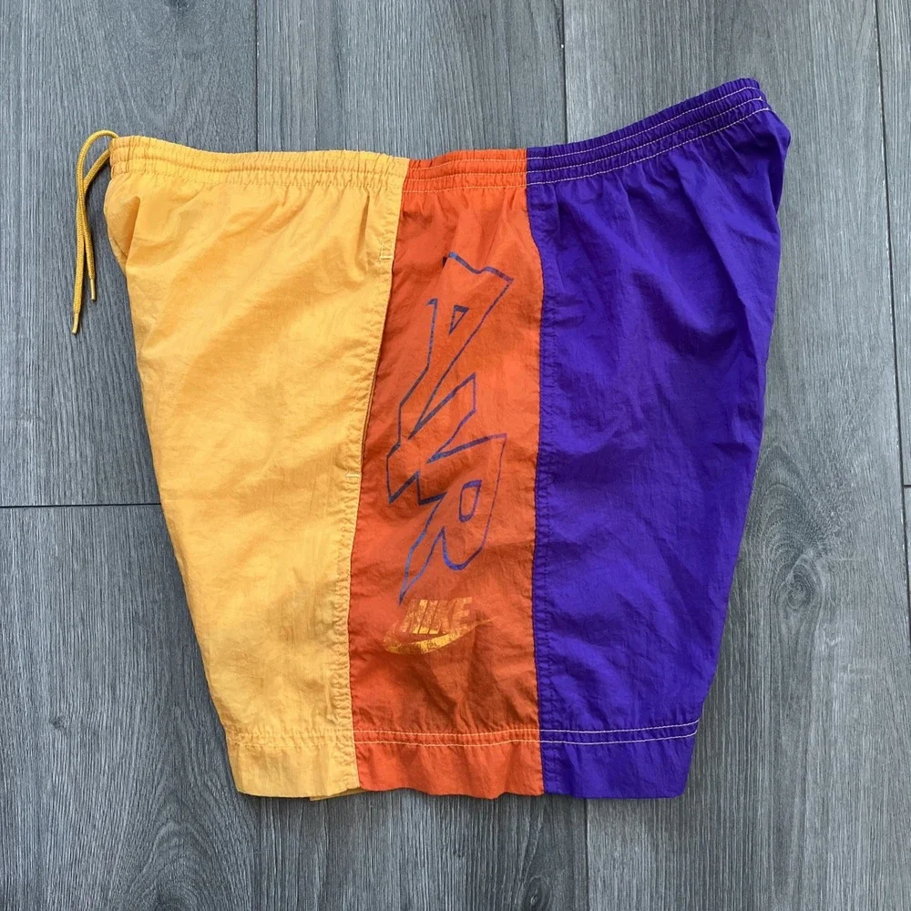 VTG Nike AIR Men's M/L Swim Trunks Multicolor 90s